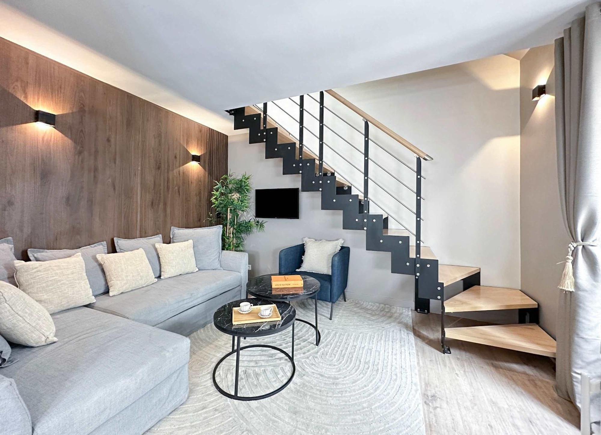 Stylish & Chic Duplex Near Eiffel Tower Daire Paris Dış mekan fotoğraf
